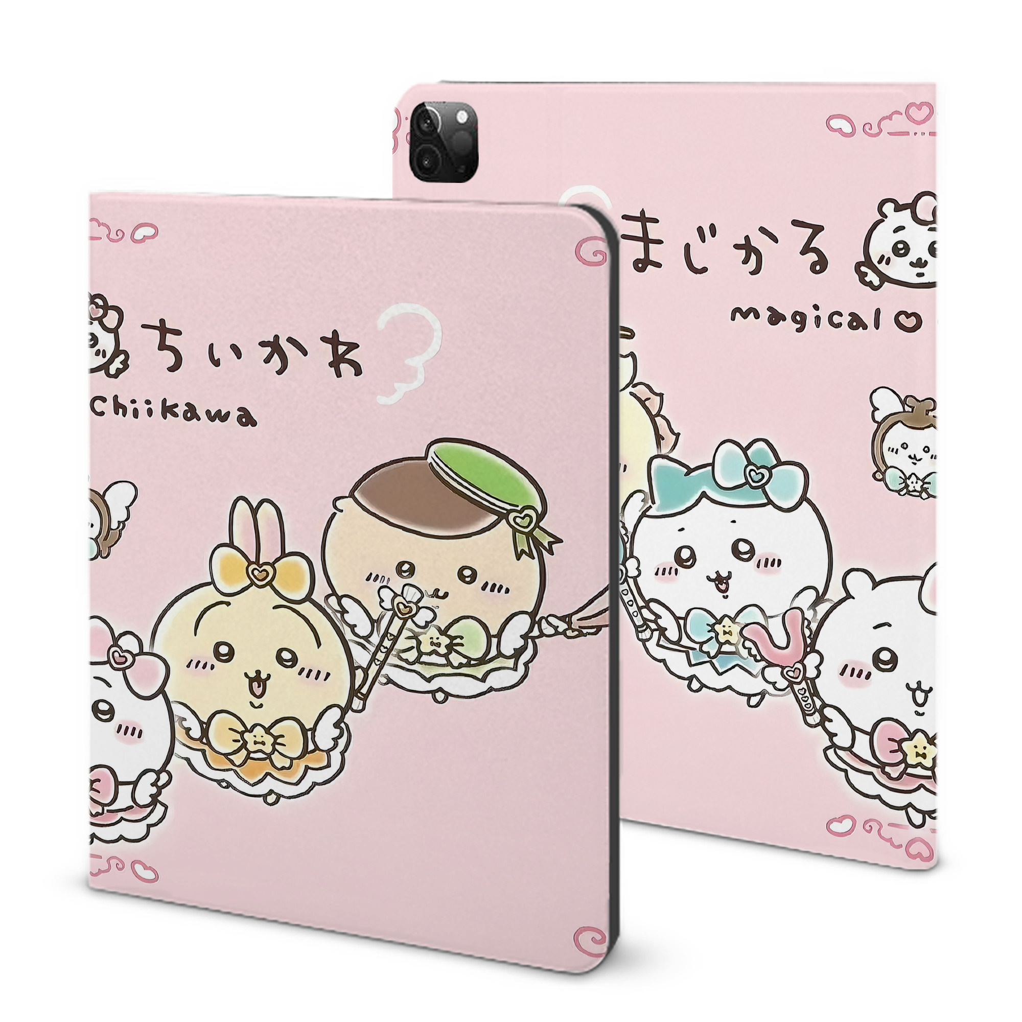 （画像用） ちいかわ Chii-kawa IPadケース ペンホルダー付き ブックスタイルデザイン